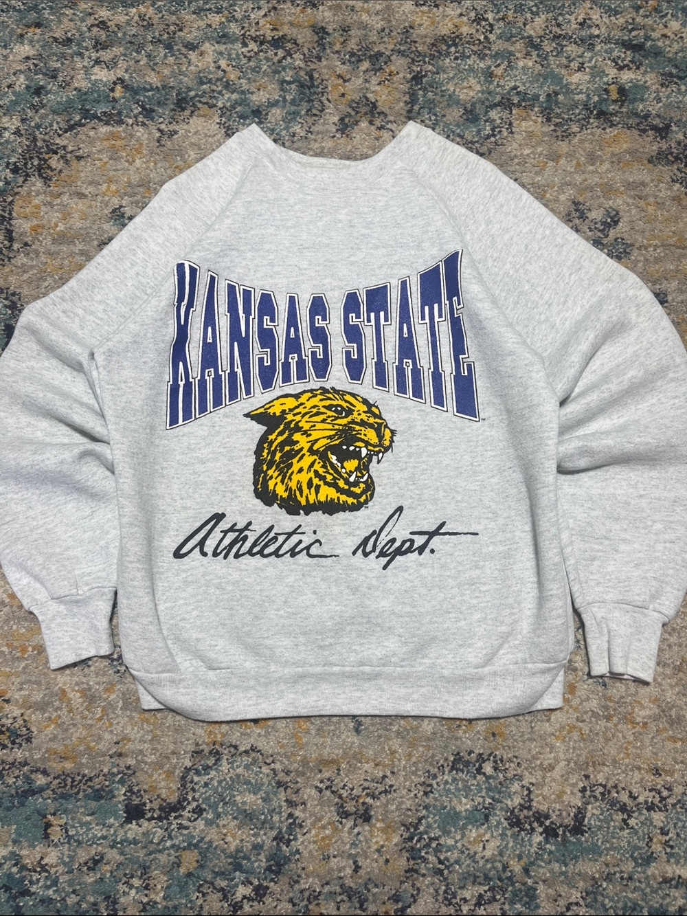 VTG Kansas State Crewneck Sweatshirt Size L
